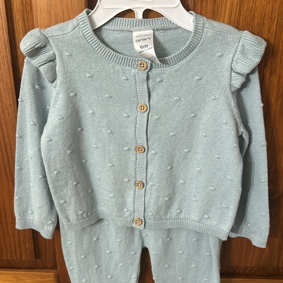 Never worn 9 month Carters shirt and pant set. - Picture 2 of 5